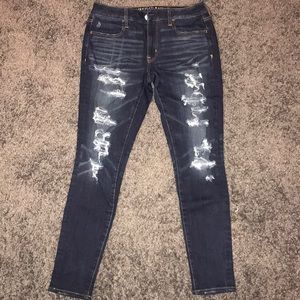 american eagle jeans stretchy